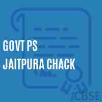 Govt Ps Jaitpura Chack Primary School Logo