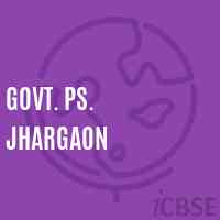 Govt. Ps. Jhargaon Primary School Logo