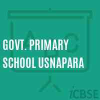 Govt. Primary School Usnapara Logo