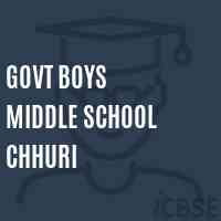 Govt Boys Middle School Chhuri Logo