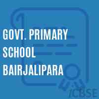 Govt. Primary School Bairjalipara Logo