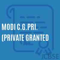 Modi C.G.Pri. (Private Granted Middle School Logo