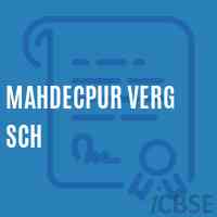 Mahdecpur Verg Sch Middle School Logo