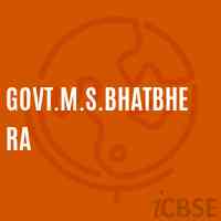 Govt.M.S.Bhatbhera Middle School Logo