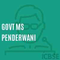 Govt Ms Penderwani Middle School Logo