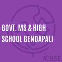Govt. Ms & High School Gendapali Logo