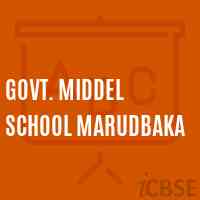 Govt. Middel School Marudbaka Logo