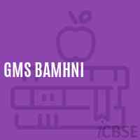 Gms Bamhni Middle School Logo