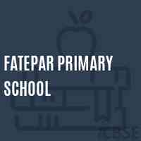 Fatepar Primary School Logo