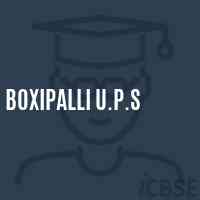 Boxipalli U.P.S Middle School Logo