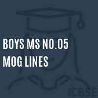 Boys Ms No.05 Mog Lines Middle School Logo