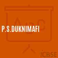 P.S.Duknimafi Primary School Logo
