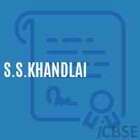 S.S.Khandlai Middle School Logo