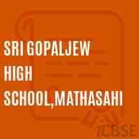 Sri Gopaljew High School,Mathasahi Logo