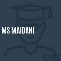 Ms Maidani Middle School Logo