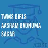 Twms Girls Aasram Badnuma Sagar Middle School Logo