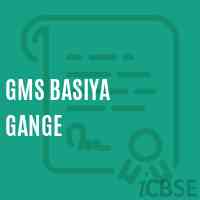 Gms Basiya Gange Middle School Logo