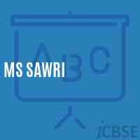 Ms Sawri Middle School Logo