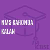Nms Karonda Kalan Middle School Logo