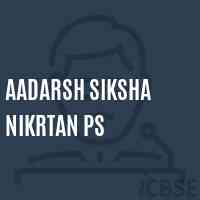 Aadarsh Siksha Nikrtan Ps Middle School Logo