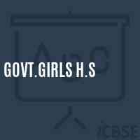 Govt.Girls H.S School Logo