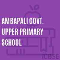 Ambapali Govt. Upper Primary School Logo