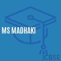 Ms Madhaki Middle School Logo