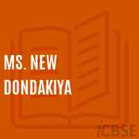 Ms. New Dondakiya Middle School Logo