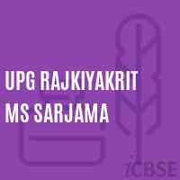 Upg Rajkiyakrit Ms Sarjama Middle School Logo