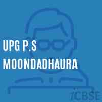 Upg P.S Moondadhaura Primary School Logo