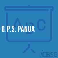 G.P.S. Panua Primary School Logo