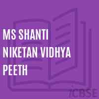 Ms Shanti Niketan Vidhya Peeth Middle School Logo