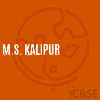 M.S. Kalipur School Logo