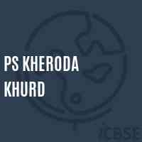Ps Kheroda Khurd Primary School Logo