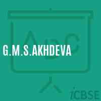 G.M.S.Akhdeva Middle School Logo