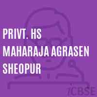 Privt. Hs Maharaja Agrasen Sheopur Secondary School Logo