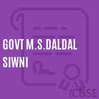 Govt M.S.Daldal Siwni Middle School Logo