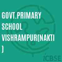 Govt.Primary School Vishrampur(Nakti) Logo