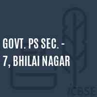 Govt. Ps Sec. - 7, Bhilai Nagar Primary School Logo