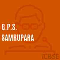 G.P.S. Samrupara Primary School Logo