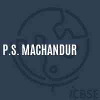 P.S. Machandur Primary School Logo
