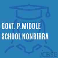 Govt. P.Middle School Nonbirra Logo