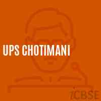 Ups Chotimani Middle School Logo