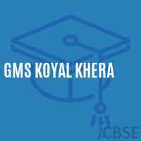 Gms Koyal Khera Middle School Logo