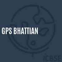 Gps Bhattian Primary School Logo