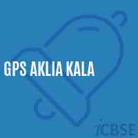 Gps Aklia Kala Primary School Logo
