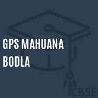 Gps Mahuana Bodla Primary School Logo