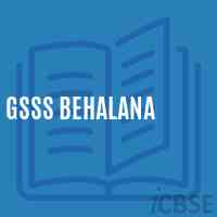 Gsss Behalana Senior Secondary School Logo