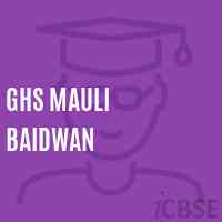 Ghs Mauli Baidwan Secondary School Logo