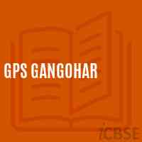 Gps Gangohar Primary School Logo